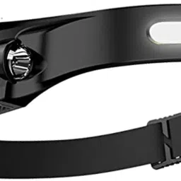 LED Head Lamp with, 5 Modes of Light, has Motion Sensor TYPE USB Recharge 5 hrs Torch Emergency Light-2