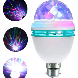 BEST BUY 360 Degree Rotating Crystal LED Bulb,LED Light, LED Disco Light for Party,Function,Diwali,Christmas Decoration, Single Disco Ball-6