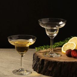 the decor mart Classic Glass 250ml (Set of 2) Cocktail Glasses-picture-15