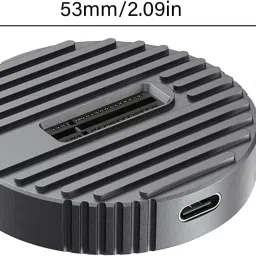 Tobo USB C NVME Drive Enclosure Adapter Case for External TypeC 3.1 10Gbps TD-1426HS 2.5 inch USB C NVME Solid State Drive image 3