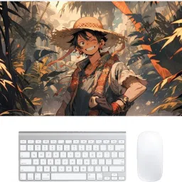 Kuavi Extended Anime Mouse Pad, 279 x 584 mm, Thick Rubber Base(Design-33) Mousepad-image-33