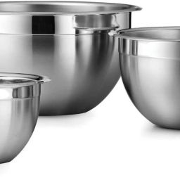 Stainless Steel Mixing Bowl Stainless Steel Serving and Mixing Bowl Set of 3 Without Lid (500/1000/2000ml).-2