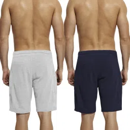 tripr Pack of 2 Printed Men Multicolor Regular Shorts image 2