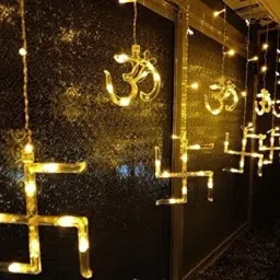 138 LEDs 3 m Yellow Flickering Om Rice Lights-picture-11