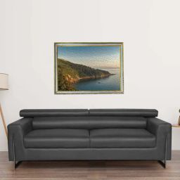 woodsworth from pepperfry Xaviec 3 Seater Sofa in Grey colour-picture-47