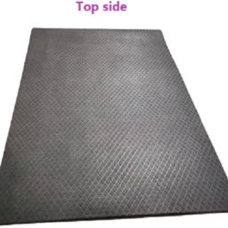 HEAVY BLACK COLOUR| COW MAT WATERPROOF RAISED EDGES Cow, Dog, Hamster, Guinea Pig, Miniature Pig Pet Mat-image-85