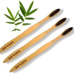 Bamboo Wood Toothbrush For Kids Gum Care 3Piece Soft Toothbrush-10