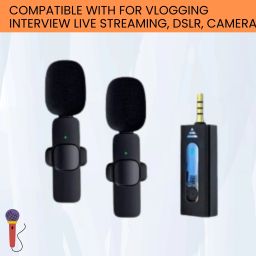 K35 Wireless Mic With Collar Microphone forYoutube/Voice Recording/InterviewZ85 Microphone-image-94