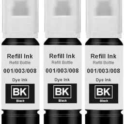 GPN PRINT 003 Refill Ink for Epson L3110, L3150, L3250, L3252 Printer Black Ink Bottle-image-50