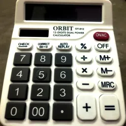 Orbit extra large 112 steps check and correct calculator offfice & home use high quality FinancialCalculator-14