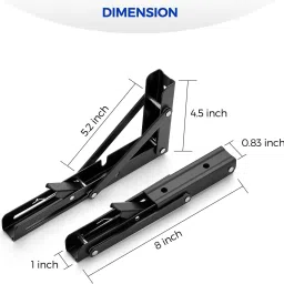kashthbhanjan Folding Shelf Brackets 20 Shelf Bracket image 2