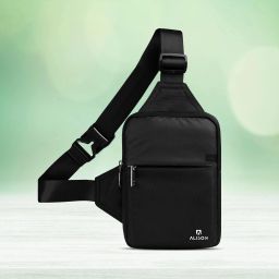 Black Men & Women Sling Bag Premium Quality Crossbody Chest Bag Sling Bag-image-22
