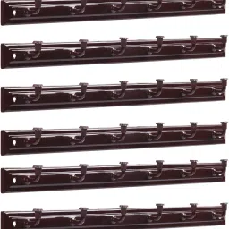 Iron Door Hook 6 Pins for Hanging Towel, Bathroom, Kitchen Accessories Hook Rail 6-image-67