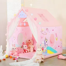 Extremely Light Weight Kids Play Tent House for 3 - 10 Year Old Girls and Boys-image-13