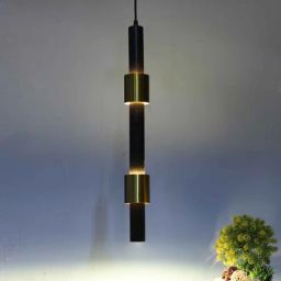Suraya Black and Gold Iron Hanging Light | Inbuilt LED | | Eliante by Jainsons Lights-picture-11