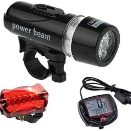 BICYCLES LED Headlight Rear Light and Speedometer Bicycle Combo LED Front Rear Light Combo-picture-10