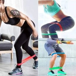 hbd sales Resistance Loop Exercise Belt, Heavy Workouts for Men & Women [Set of 5- 1 Piece] Resistance Band image 4