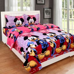 144 TC Cotton Double Printed Flat Bedsheet-picture-27