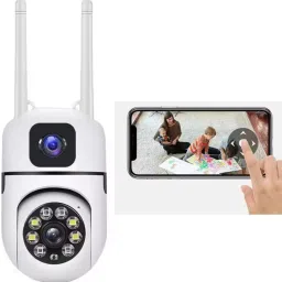 TP PLUS Dual lens Wi-Fi Mini PTZ Motion Alerts Night Vision SD Card Support 2-Way Audio Security Camera-10