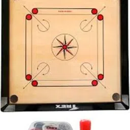 26. inch carom with coins and striker (black) Carrom Board 65 cm Carrom Board-picture-29