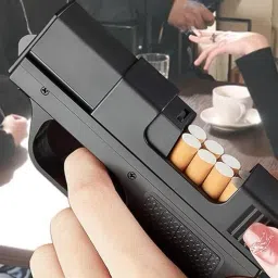 Butane Torch Lighter, Gun Shape Pipe Jet Lighter Refillable Pocket Lighter-29