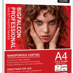 Professional 180 GSM A4 (8.5X11 Inch) 20 Sheet High Glossy Cast Coated Photo Paper for all Inkjet Printer A4 (210x297mm) 180 gsm Photo Paper-image-71