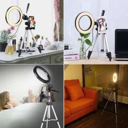Nehmaps 10 Inches Big LED Selfie Ring Light for Smartphone to Capture Your Photo and Video With Tripod Ring Flash image 3
