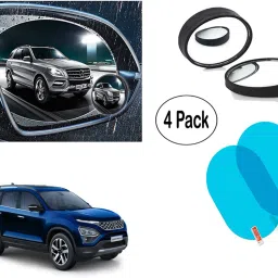 4 Pcs. Pack Blind Spot Mirror And Anti Fog & Rainproof Film Combo-image-93