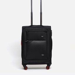 Wildcraft Black Solid Soft-Sided Cabin Trolley Suitcase-image-80