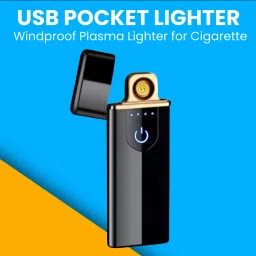 USB (Cigarette Lighter) for Smoking Windproof Slim Lighter with FingerprintA69 USB (Cigarette Lighter) for Smoking Windproof Slim Lighter with FingerprintA69 Pocket Lighter-picture-1