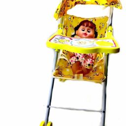 nilzone Stroller Baby Doll Toy Set Real Moving Stroller Toy for Kids Stroller Baby Doll Toy Set image 2