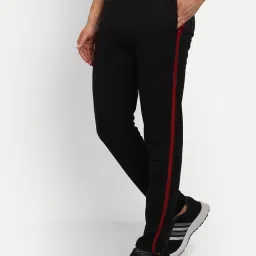 Men Solid Black Track Pants-picture-33