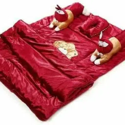 Velvet Baby Bed Sized Bedding Set-picture-12