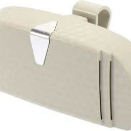 Car Visor Sunglasses Case Clip Eyeglasses Storage Holder Organizer (Beige) Brown Car Sunglass Clip Holder-image-9