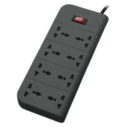 belkin Economy Series 6 Amps 8 Sockets Surge Protector with Individual Switch (2 Meters, Heavy Duty Cable Overload Protection, F9E800zb2M, Grey)-8