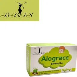 Alograce Bathing Soap Bar With Shea Butter & Aloe-Vera (75g×1-image-78