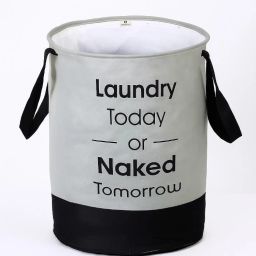45 L Grey Laundry Bag-image-89