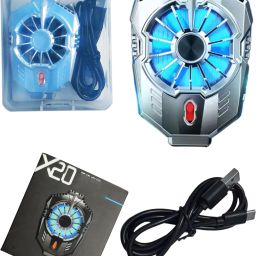 INSTRA Ice Phone Cooler 15W RGB Smartphone Semiconductor Cooler 1 Fan Ergonomic Cooling Pad with Adjustable Height-image-84