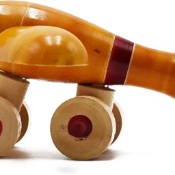 Bomber Plane Wooden Pull Along Toy for Kids-16