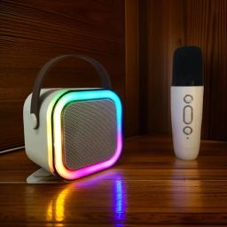 Saibaba Insulators J49_K12 Kids' Mini Karaoke Machine: Bluetooth Speaker with Wireless Mic 5 W Bluetooth Speaker-image-124