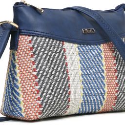 Blue Women Sling Bag Glen Plaid Sling Bag-image-30