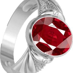 6.25 Ratti 5.00 Carat Quality Natural Burma Ruby Manik Brass Ruby Silver Plated Ring-image-92