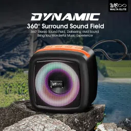 Walta Elite Dynamic Portable Wireless Speaker with 5-6 Hrs Playback Time, Handsfree Calling 5 W Bluetooth Speaker image 5