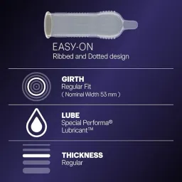 durex Mutual Climax Pack real intense with security & protection for Men 10 count Condom image 2