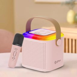 PTron Play with Karaoke Mic, 10W Pristine Sound, 8Hrs Playtime, RGB Lights 10 W Bluetooth Speaker-image-12