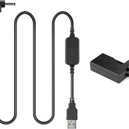 Camstuffs DR-E8 LP-E8 LPE8 Dummy Battery + 5V-8.4V USB Driver Cable ACK-E8 Camera Battery Charger-picture-18