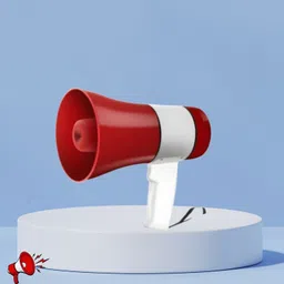 roar Handheld Megaphone with Siren, Microphone & Rechargeable for Outdoor EventsB80 Megaphone Portable Megaphone Siren Loudspeaker Function &Long Battery BackupG80 Outdoor PA System-picture-47