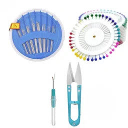 1 Thread Cutter / 40 Pearl Head Pins / 1 Needle Compact Kit /1 Seam Ripper Sewing Kit-picture-22