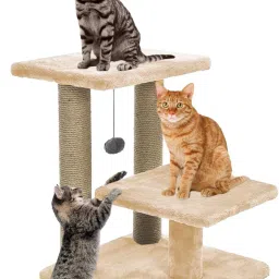 Cat Tree with Multiple Levels and Scratching Posts Free Standing Cat Tree-image-55