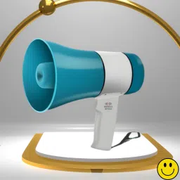 Handheld Megaphone with Siren, Microphone & Rechargeable for Outdoor EventsA471 Megaphone Portable Megaphone Siren Loudspeaker Function &Long Battery BackupE471 Outdoor PA System-25